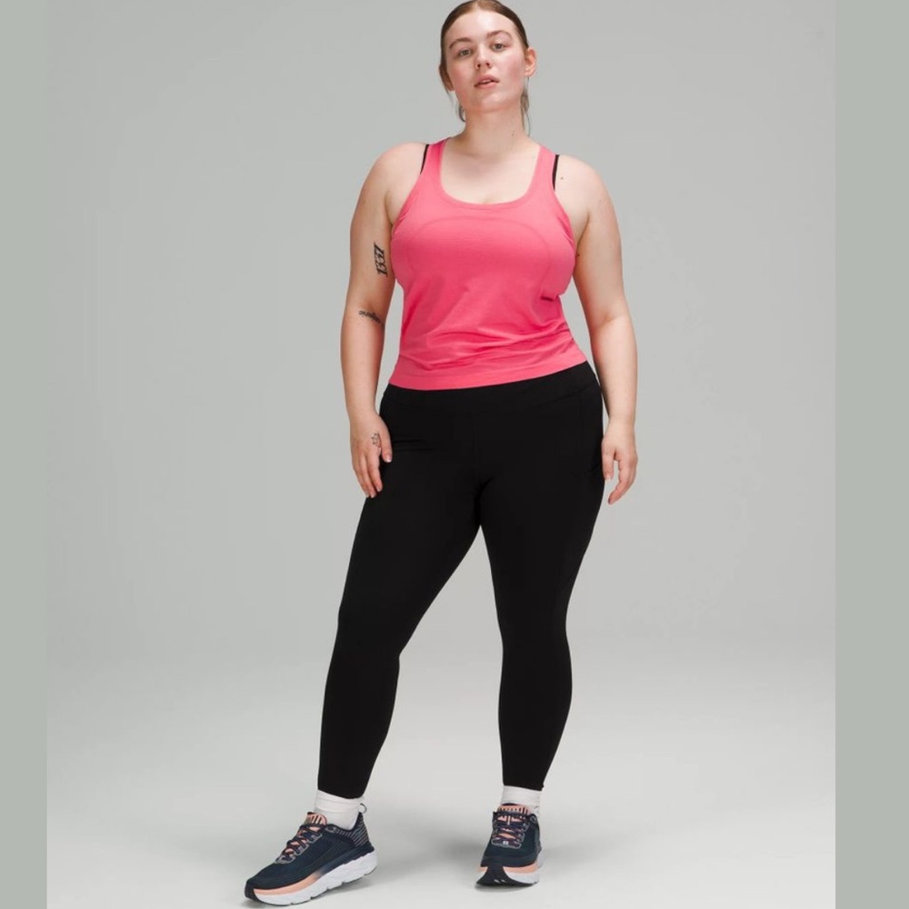 Lululemon Fast & Free 7/8 Tight II‎ *Non-Reflective Nulux 25" Black Plus …
